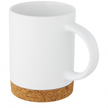 Logotrade Geschäftsgeschenke das Foto: Neiva 425 ml Keramiktasse mit Korkboden