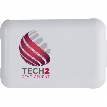 Logotrade Firmengeschenke das Foto: Savvy recyceltes modulares Ladekabel mit Telefonhalterung