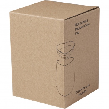 Logotrade Geschäftsgeschenke das Foto: Corzo 350 ml RCS-zertifizierter Kupfer-Vakuum Isolierbecher aus recyceltem Edelstahl