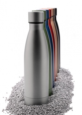 Logotrade werbemittel das Foto: RCS recycelte Stainless Steel Solid Vakuum-Flasche