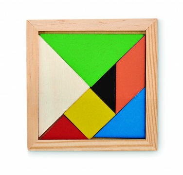 Logotrade Firmengeschenke das Foto: Tangram-Puzzle Holz