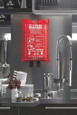 Logotrade Firmengeschenke das Foto: Feuer-Löschdecke 100x95cm