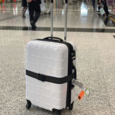 Logotrade Firmengeschenke das Foto: Verstellbarer Gepäckgurt MOORDEICH