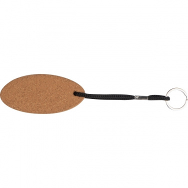Logotrade Werbegeschenke das Foto: Kork-Schlüsselring ROSKILDE
