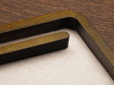 Logotrade Geschäftsgeschenke das Foto: Schreibtisch-Organizer aus Holz 1818121