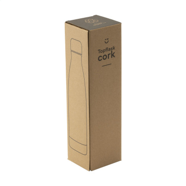 Logotrade Werbeartikel das Foto: Topflask Cork 470 ml Trinkflasche
