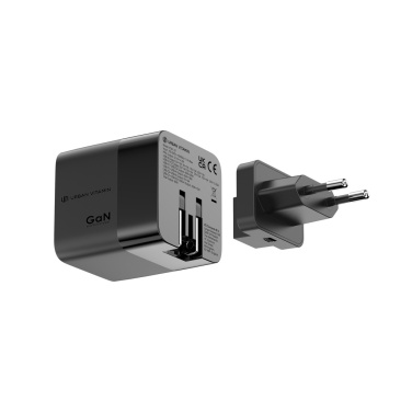 Logotrade werbemittel das Foto: Urban Vitamin Mendocino 65W GaN-Charger mit einziehb. Kabel