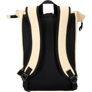Logotrade Firmengeschenke das Foto: Resi Plus 15" GRS-recycelter Rolltop Rucksack 18 L