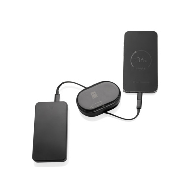 Logotrade Firmengeschenke das Foto: Chargevix Multifunktionales 60W-Lade-Set aus RCS rPlastic