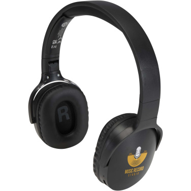 Logotrade werbemittel das Foto: Ancha Over-Ear Wireless Bluetooth® Headset aus recyceltem Kunststoff