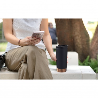 Logo trade business gifts image of: Peeta 500 ml copper vacuum insulated tumbler