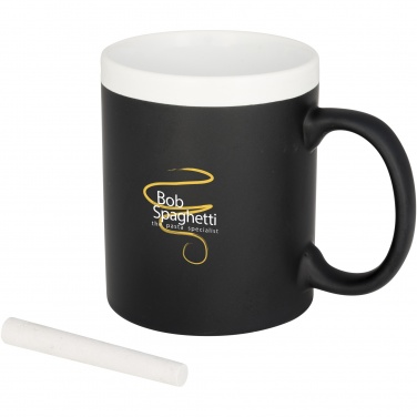 Logo trade promotional product photo of: Chalk-write 330 ml ceramic mug
