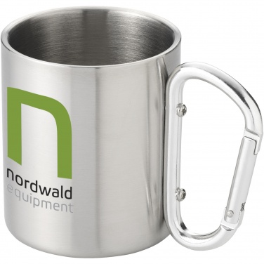 Logotrade promotional giveaways photo of: Alps 200 ml insulated mug with carabiner