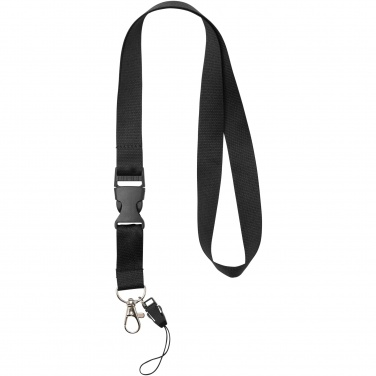 Logotrade business gift image of: Sagan phone holder lanyard with detachable buckle