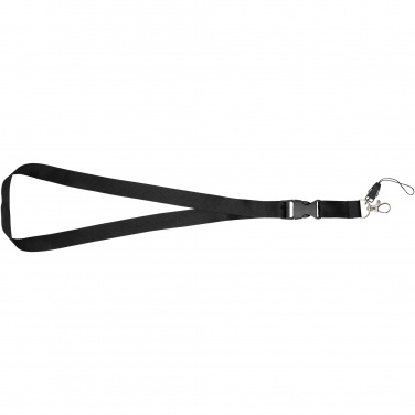 Logotrade promotional giveaway image of: Sagan phone holder lanyard with detachable buckle