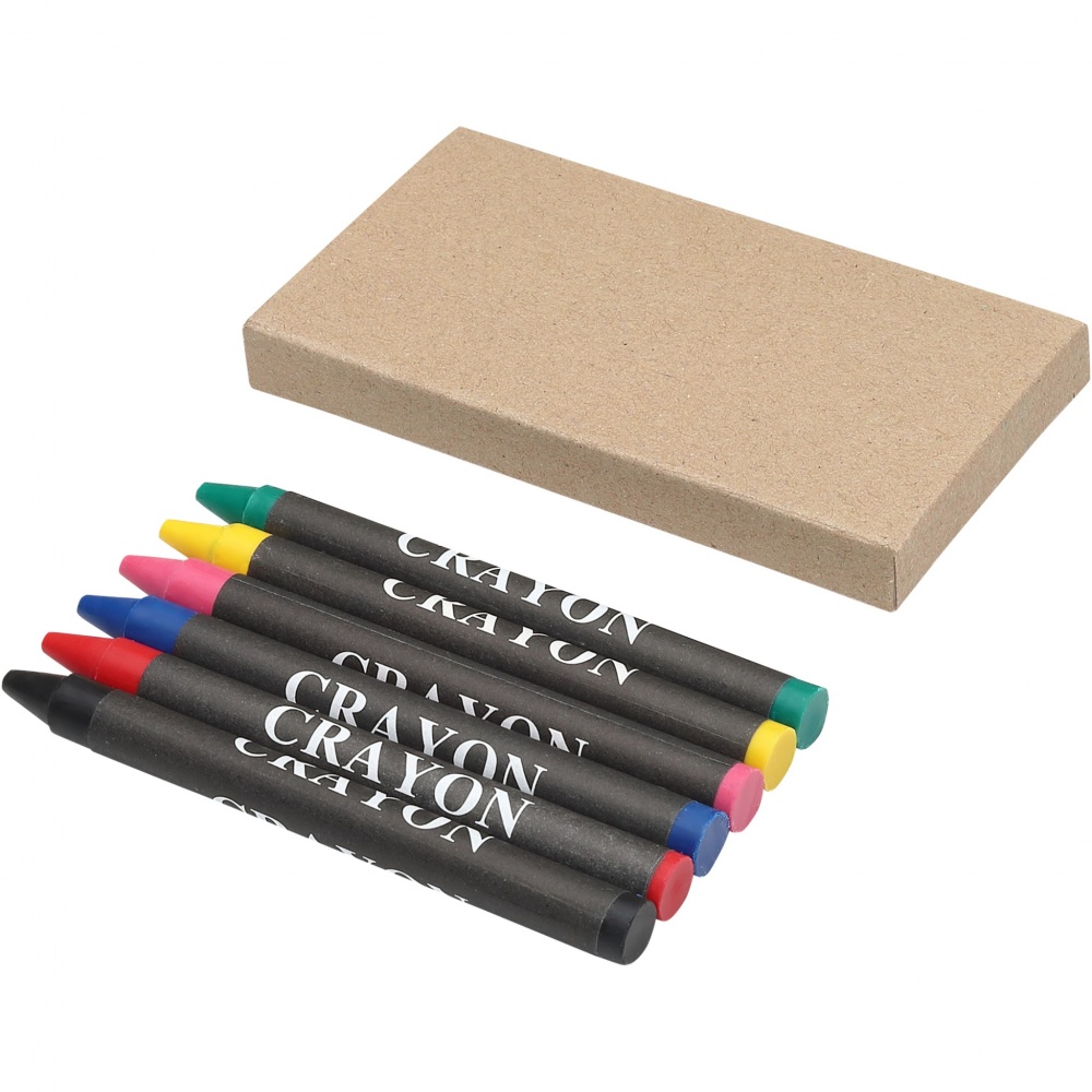 Logotrade promotional items photo of: Ayo 6-piece coloured crayon set