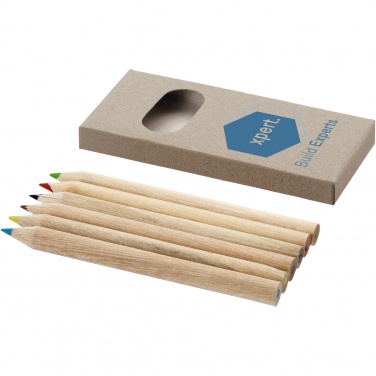Logotrade promotional giveaway picture of: Ayola 6-piece coloured pencil set