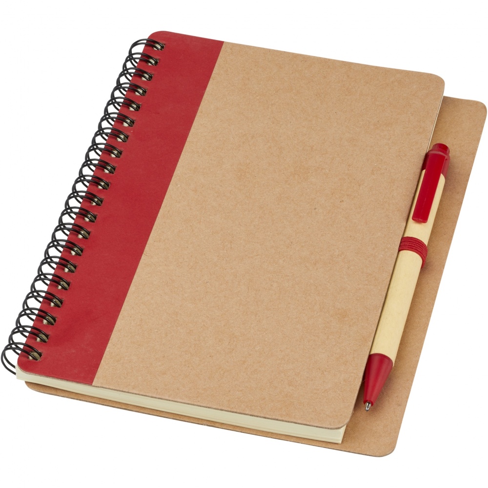 Logotrade advertising products photo of: Priestly recycled notebook with pen