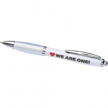 Logotrade promotional merchandise picture of: Nash ballpoint pen with coloured barrel and grip
