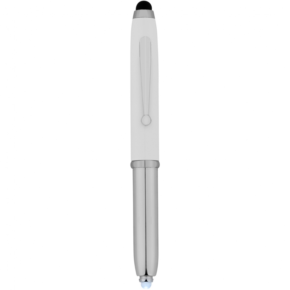 Logotrade promotional product image of: Xenon stylus ballpoint pen with LED light