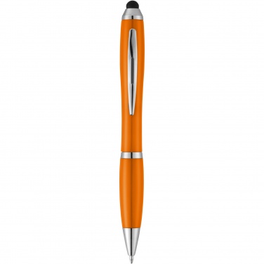 Logotrade business gift image of: Nash stylus ballpoint pen with coloured grip