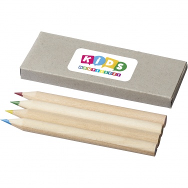 Logotrade promotional giveaway image of: Tullik 4-piece coloured pencil set