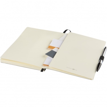 Logo trade promotional items picture of: Revello A5 soft cover notebook