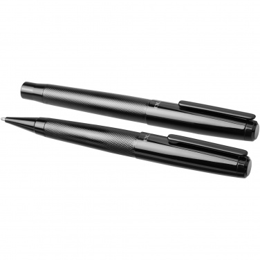 Logo trade business gifts image of: Gloss duo pen gift set