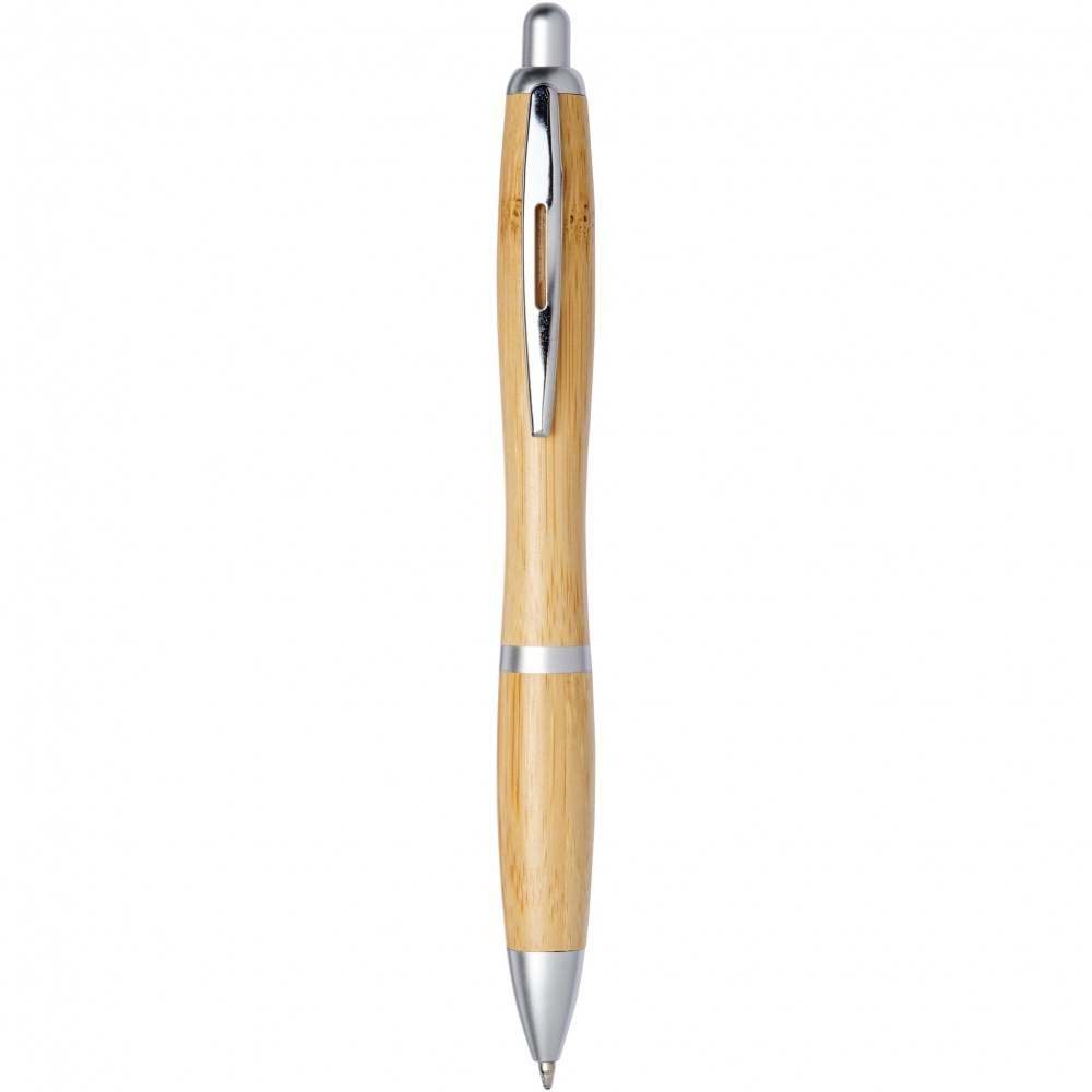 Logo trade promotional merchandise photo of: Nash bamboo ballpoint pen