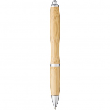 Logo trade business gift photo of: Nash bamboo ballpoint pen
