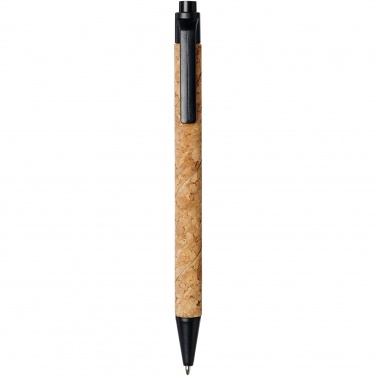 Logo trade business gift photo of: Midar cork and wheat straw ballpoint pen