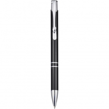 Logotrade corporate gift image of: Moneta aluminium click ballpoint pen (black ink)