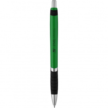 Logo trade advertising product photo of: Turbo ballpoint pen with rubber grip