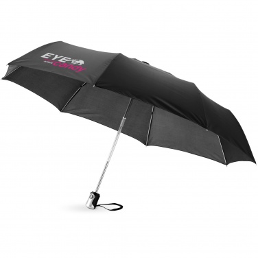Logo trade promotional giveaways picture of: Alex 21.5" foldable auto open/close umbrella