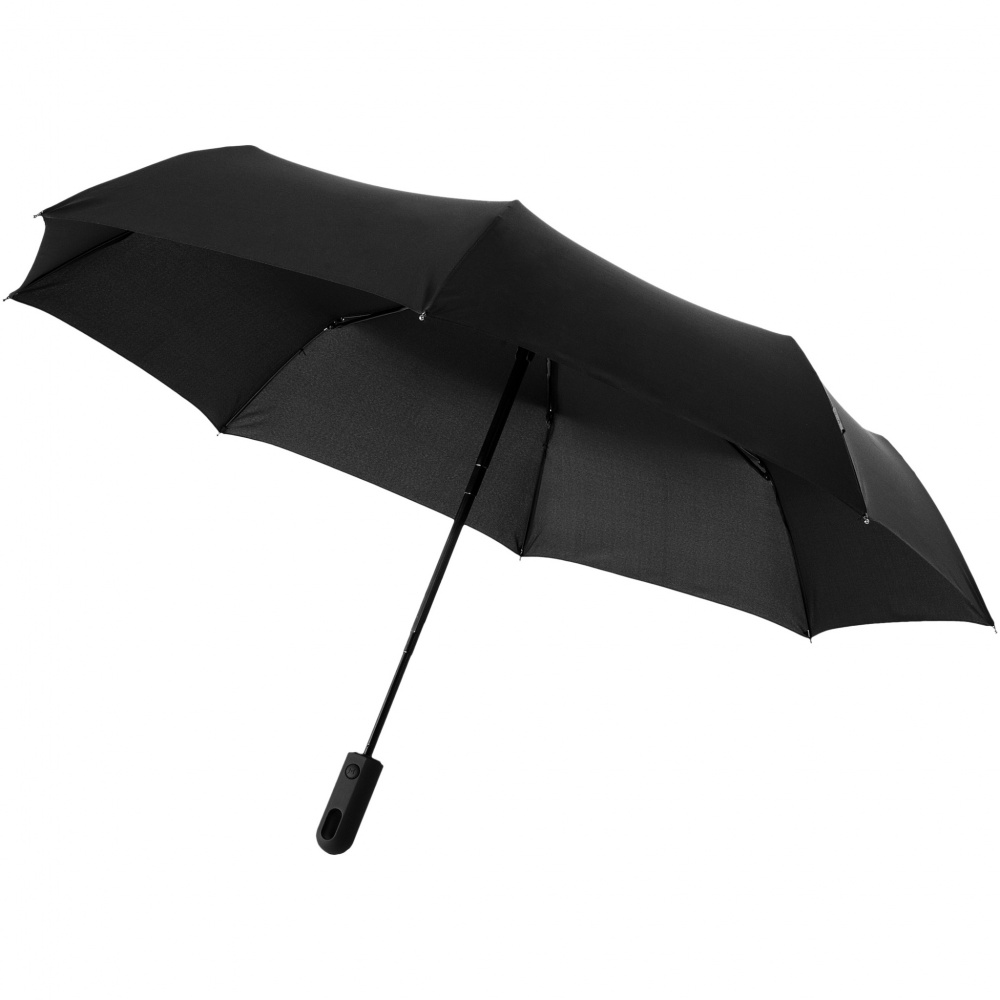 Logo trade business gift photo of: Trav 21.5" foldable auto open/close umbrella