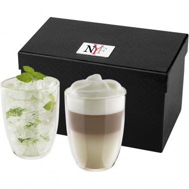 Logo trade corporate gifts picture of: Boda 2-piece glass set