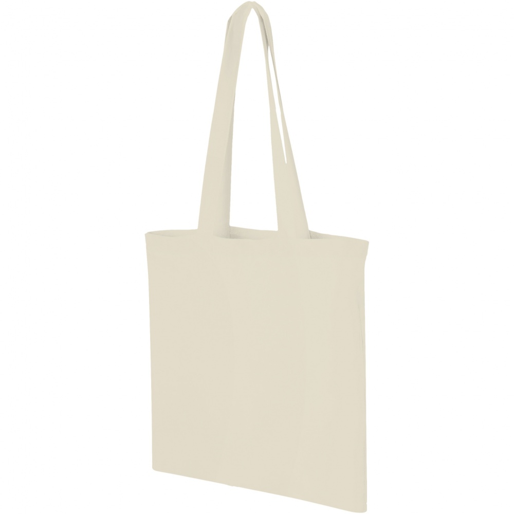 Logo trade promotional giveaways image of: Carolina 100 g/m² cotton tote bag 7L
