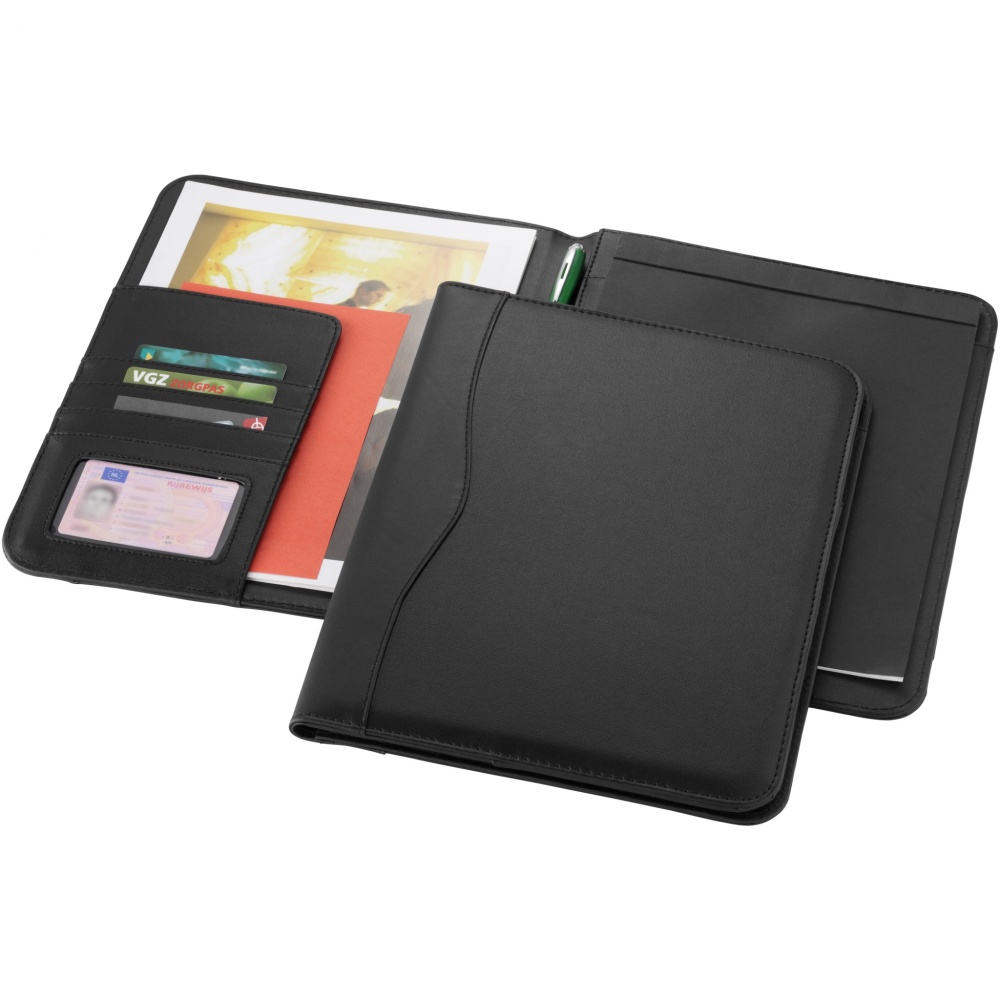 Logo trade promotional products image of: Ebony A4 portfolio