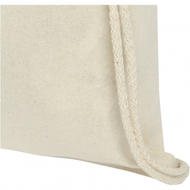 Logo trade promotional gifts picture of: Oregon 100 g/m² cotton drawstring bag 5L