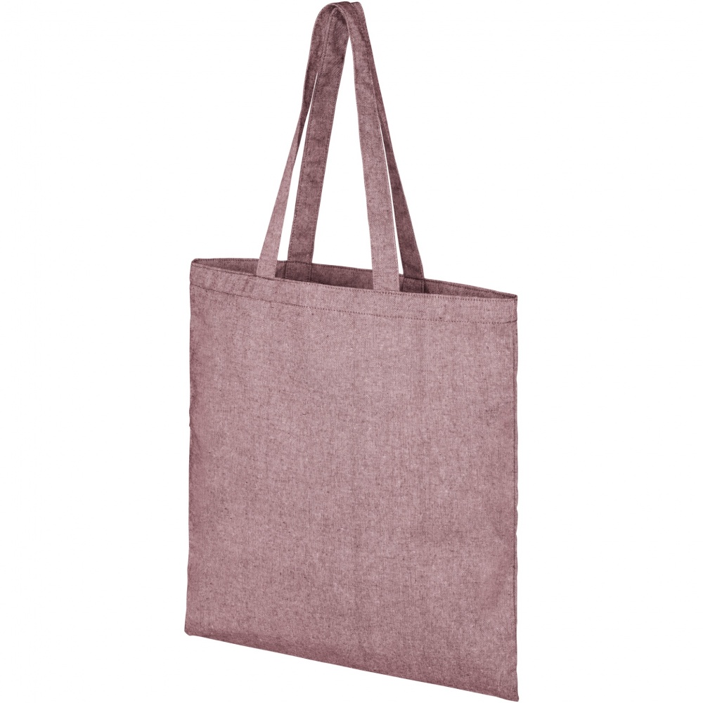 Logo trade promotional giveaways picture of: Pheebs 150 g/m² recycled tote bag 7L