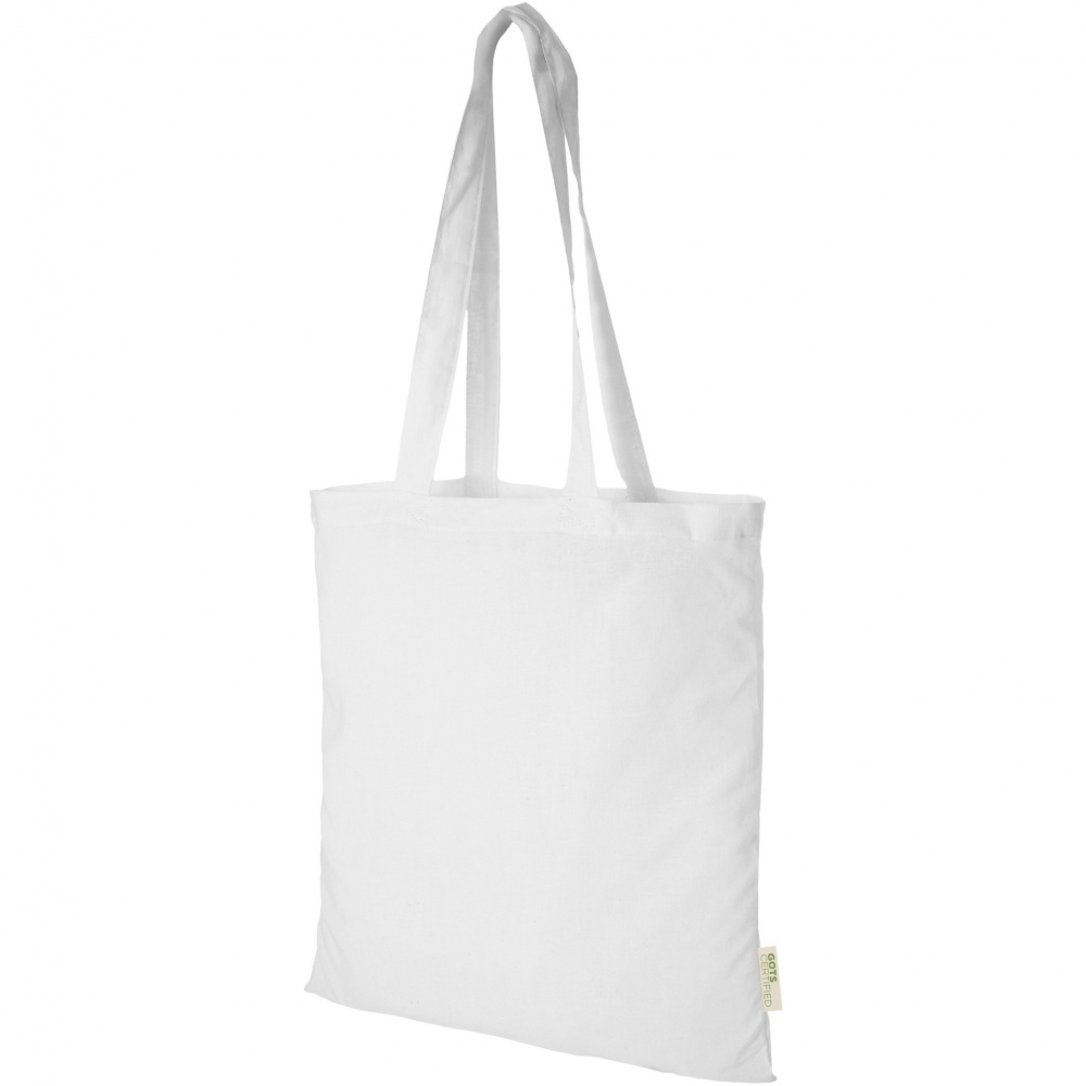 Logotrade corporate gift picture of: Orissa 100 g/m² organic cotton tote bag 7L
