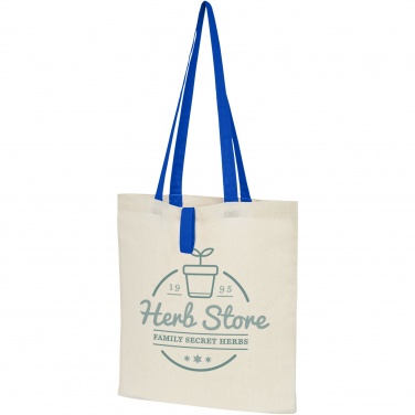 Logo trade advertising products picture of: Nevada 100 g/m² cotton foldable tote bag 7L