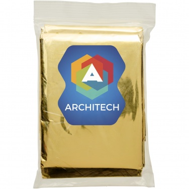 Logo trade promotional merchandise image of: Frederik 2-function emergency blanket
