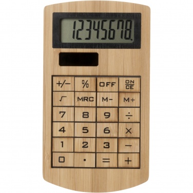 Logotrade promotional merchandise photo of: Eugene calculator made of bamboo