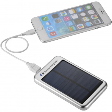 Logo trade business gifts image of: Bask 4000 mAh solar power bank
