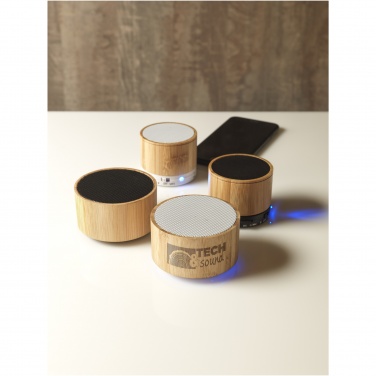 Logo trade corporate gifts picture of: Cosmos bamboo Bluetooth® speaker