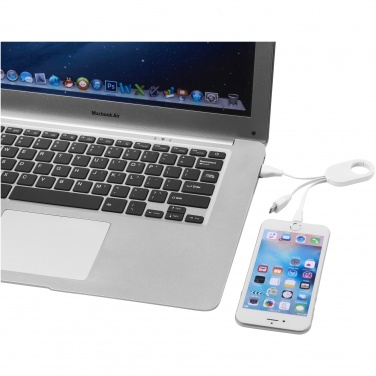 Logo trade promotional items image of: Troop 3-in-1 charging cable