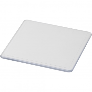 Logo trade promotional merchandise picture of: Renzo square plastic coaster