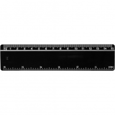 Logotrade promotional item picture of: Terran 15 cm ruler from 100% recycled plastic