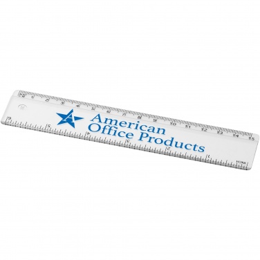 Logotrade promotional product image of: Renzo 15 cm plastic ruler